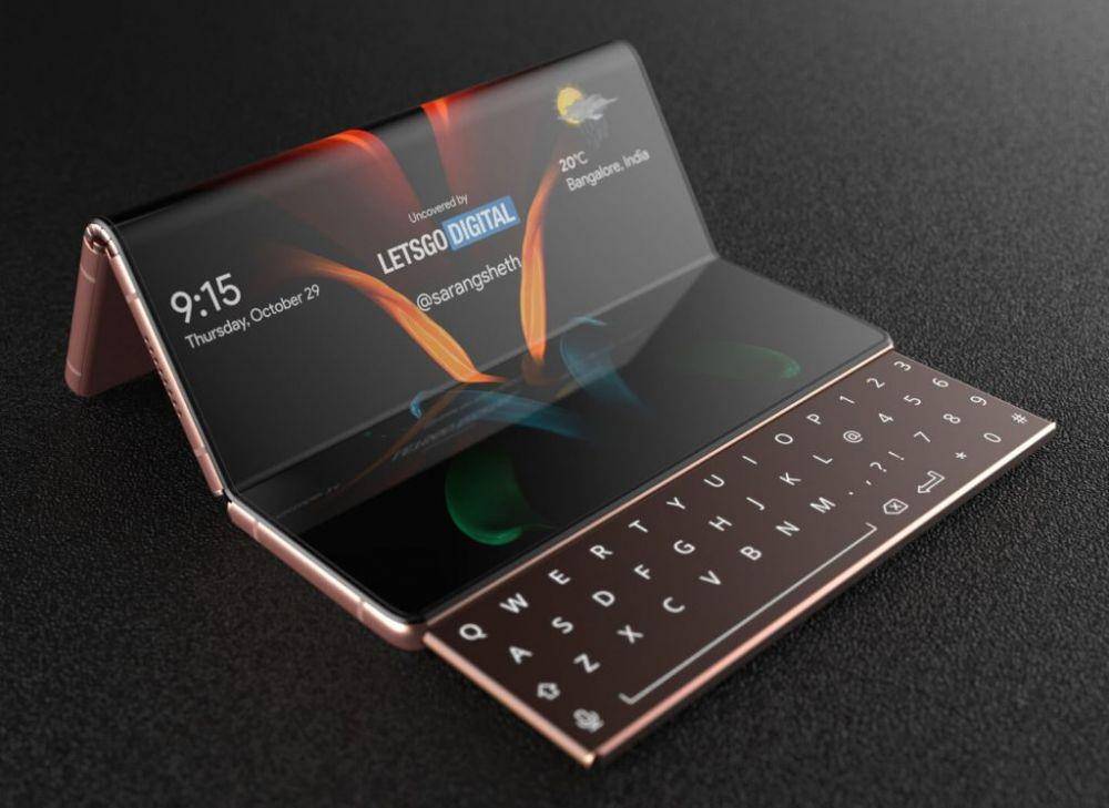ilustrasi Samsung Galaxy Z Fold 3 (teknosafari.net)