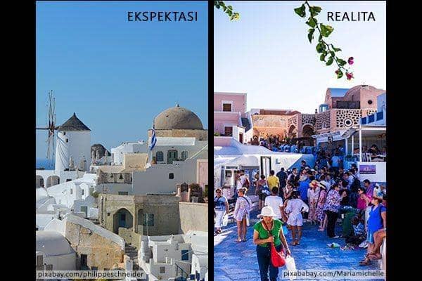 10 Potret Ekspektasi Vs Realita saat Liburan Ini Bikin Nyesek