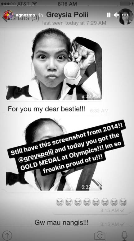 Persahabatan Agnez Mo dan Greysia Polii (instagram.com/agnezmo)