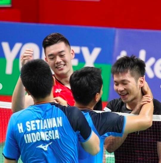 Persahabatan pemain bulu tangkis (instagram.com/leeyang0812)