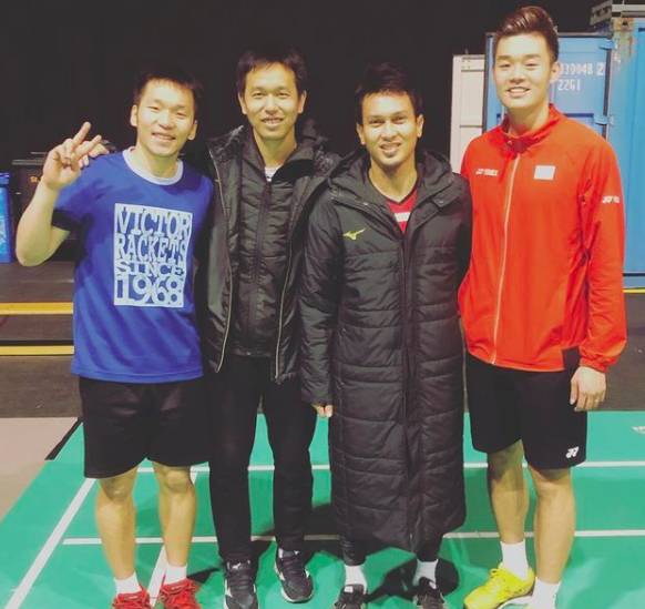 Persahabatan pemain bulu tangkis (instagram.com/leeyang0812)