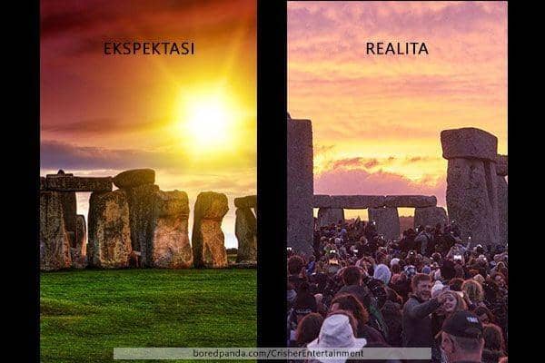 The Stonehenge, Inggris (boredpanda.com/ChrisherEntertainment)