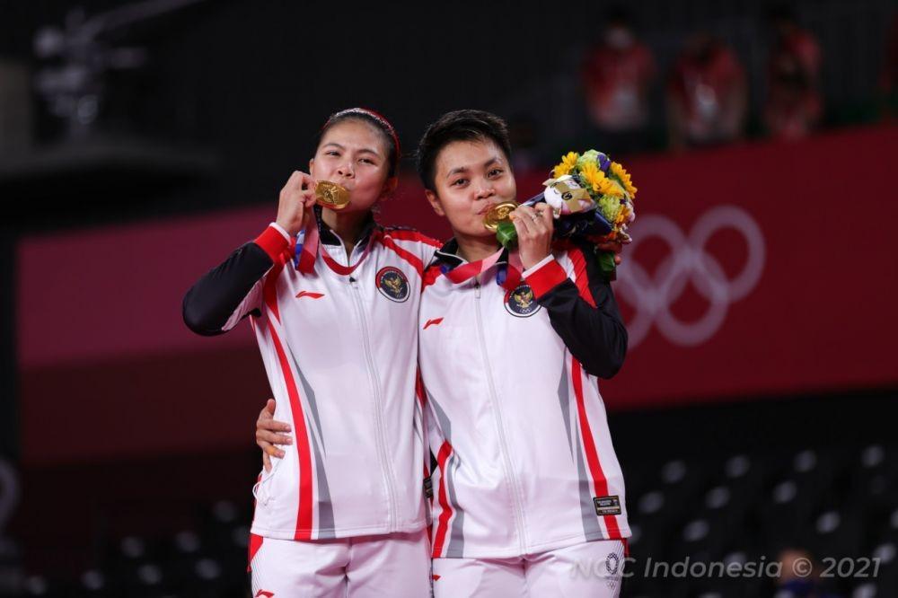 9 Srikandi Bulu Tangkis Indonesia Rutin Kasih Medali