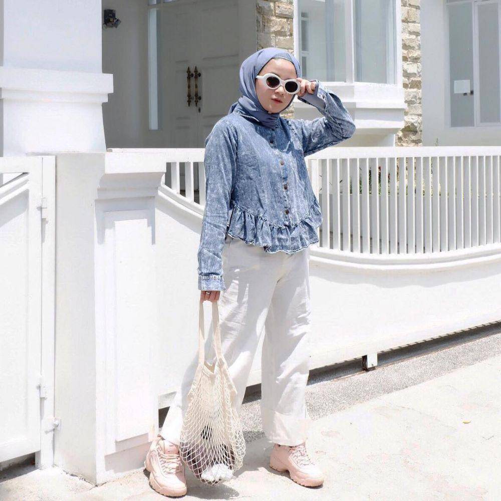 Outfit serba denim ala Miara (instagram.com/mia_raaa)