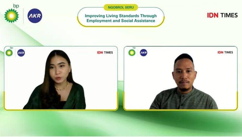 Live Ngobrol Seru IDN Times x @bp_idn "Improving Living Standards Through Employment and Social Assistance” (YouTube/IDN Times)