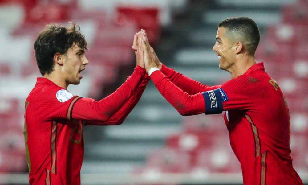 Joao Felix dan Cristian Ronaldo (maisfutebol.iol.pt)