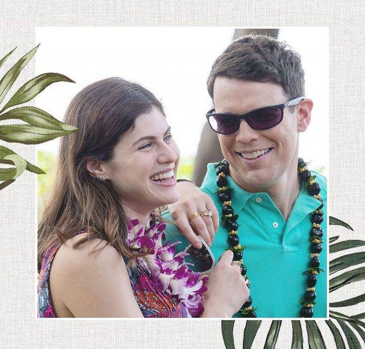 potret Alexandra Daddario dan Jake Lacy (instagram.com/thewhitelotus)