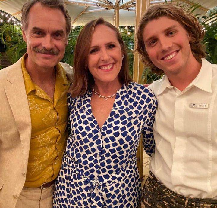 Murray Bartlett, Molly Shannon dan Lukas Gage (instagram.com/lukasgage)