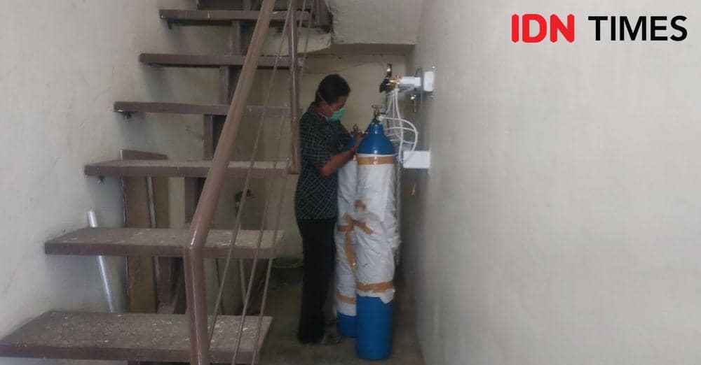 Bantuan oksigen dari Griya Medika (IDN Times/Tama Yudha Wiguna)