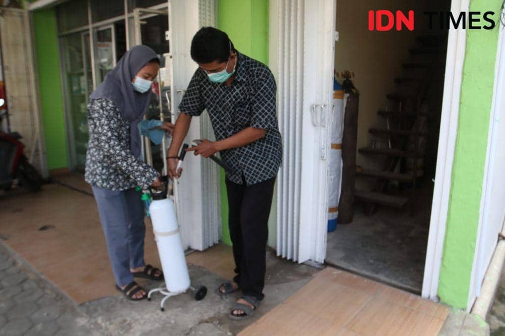 Bantuan oksigen dari Griya Medika (IDN Times/Tama Yudha Wiguna)