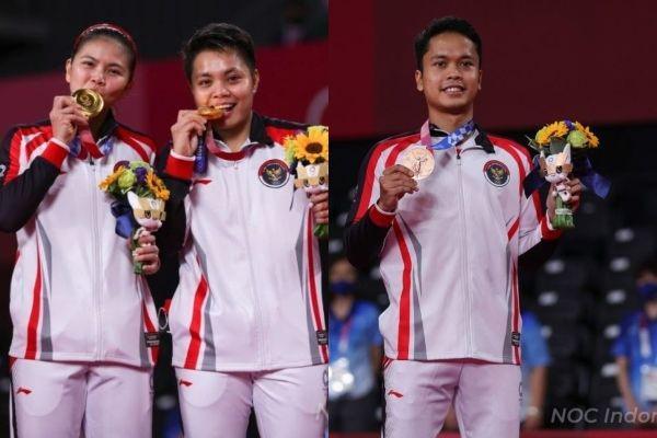 Cerita Unik Greysia/Apriyani dan Anthony Ginting Raih Medali Olimpiade