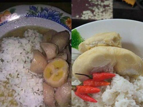 10 Potret Makan Nasi Pakai Lauk Gak Biasa Ini Cuma Ada di Indonesia