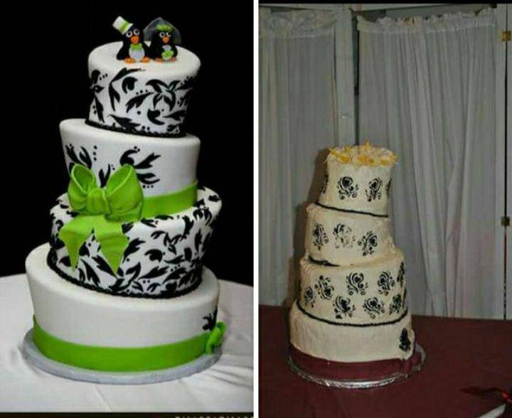 kue pernikahan bikin ngakak (instagram.com/lrobinson626)