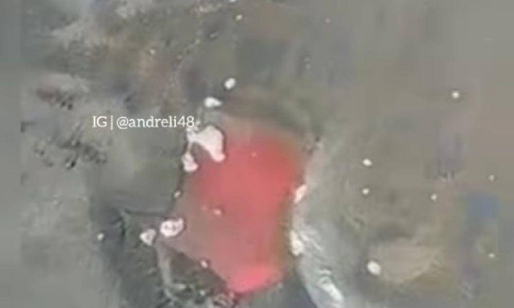 Tangkapan kayar dari video yang diupload di instagram.com/andreli48