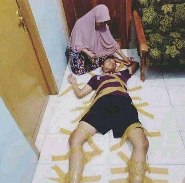 emak lagi emosi kocak (instagram.com/sukijan.id)