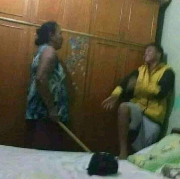 emak lagi emosi kocak (instagram.com/sukijan.id)
