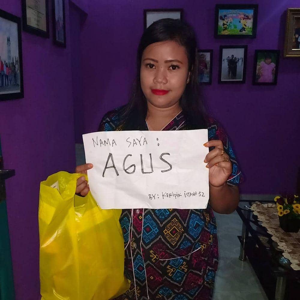pemilik nama Agus (instagram.com/keripikistana52)