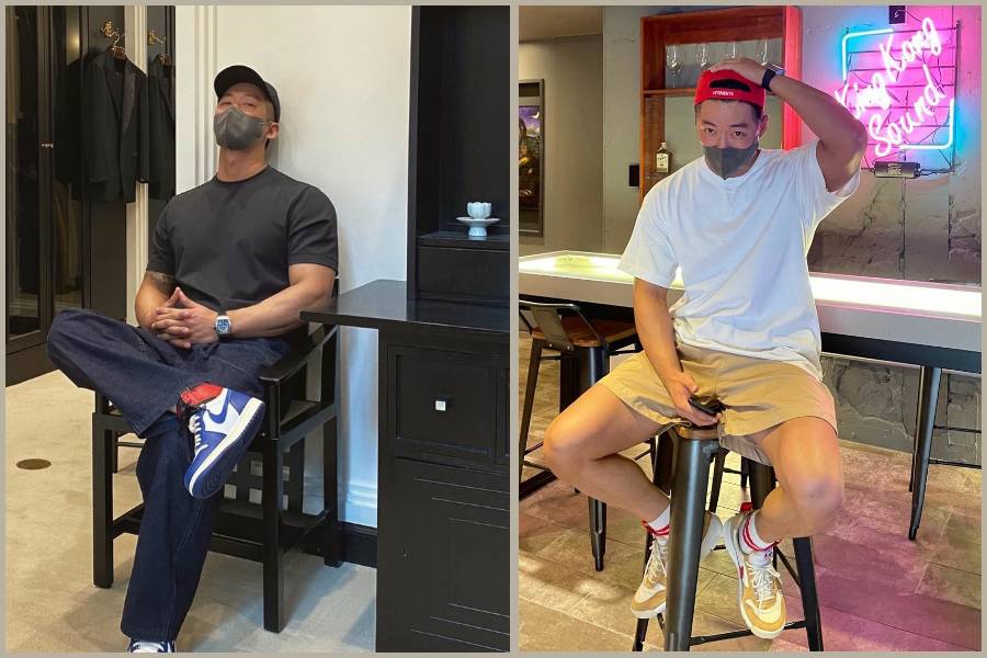 ootd sneakers Nam Goong Min (instagram.com/min_namkoong)