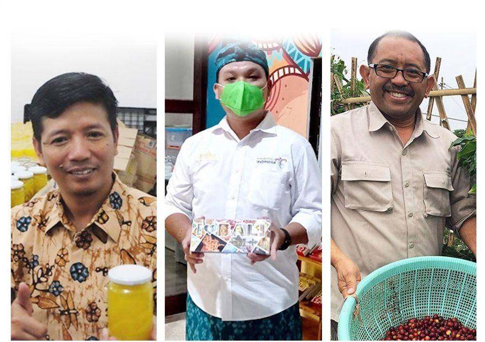 Tiga orang pebisnis Indonesia berhasil melebarkan sayap bisnisnya hingga ke pasar internasional dengan memberdayakan petani serta memanfaatkan hasil pertanian yang berkualitas.. (Dok. BNI)