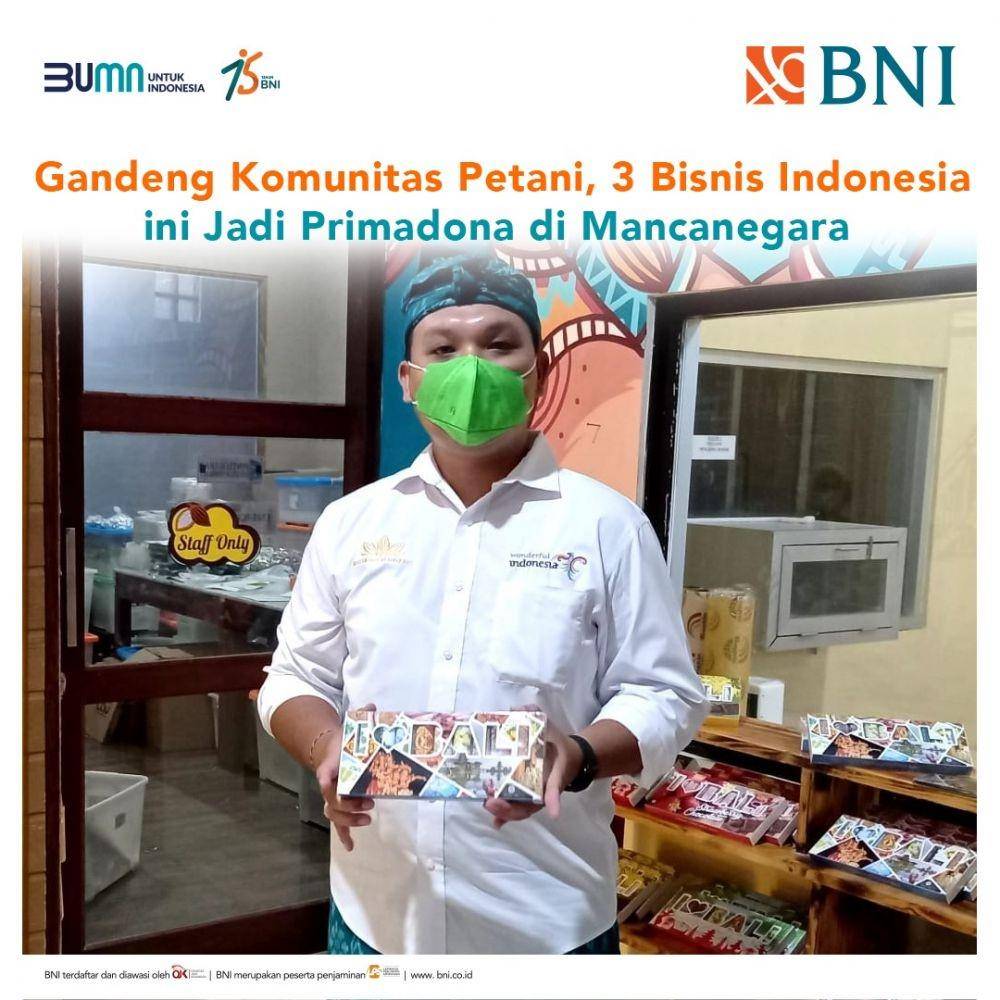 Kadek Surya Prasetya Wiguna pemilik Cau Chocolates Bali. (Dok. BNI)