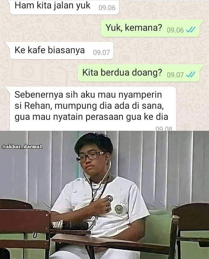 curhatan 'cuma dianggap temen' (instagram.com/cumajoke)