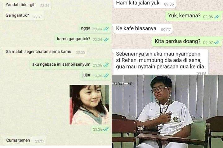 curhatan 'cuma dianggap temen' (instagram.com/hebohkan.yuk | instagram.com/cumajoke)