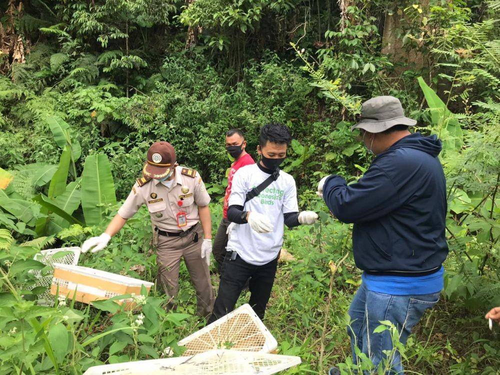 Kegiatan pelepasliaran burung-burung Balai Karantina Pertanian Lampung (IDN Times/Istimewa)