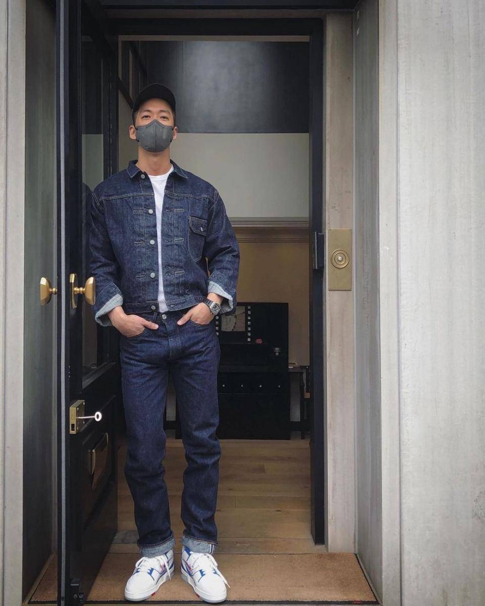 ootd sneakers Nam Goong Min (instagram.com/min_namkoong)