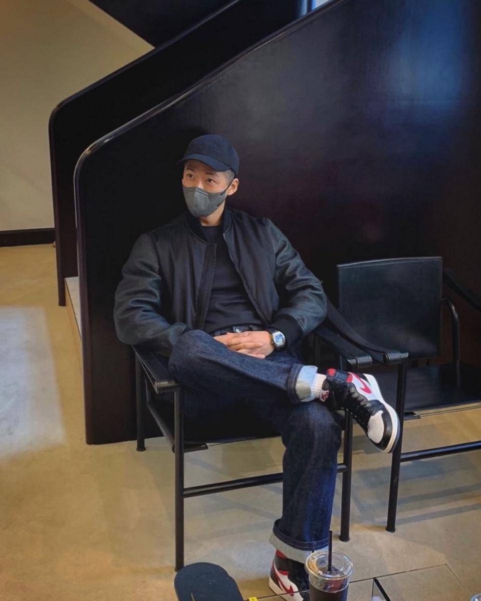 ootd sneakers Nam Goong Min (instagram.com/min_namkoong)