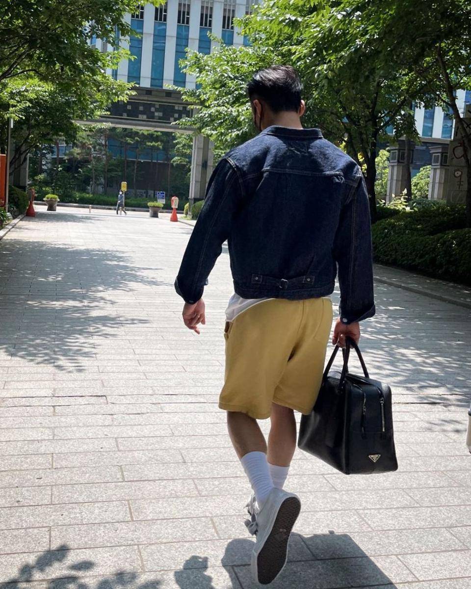 ootd sneakers Nam Goong Min (instagram.com/min_namkoong)