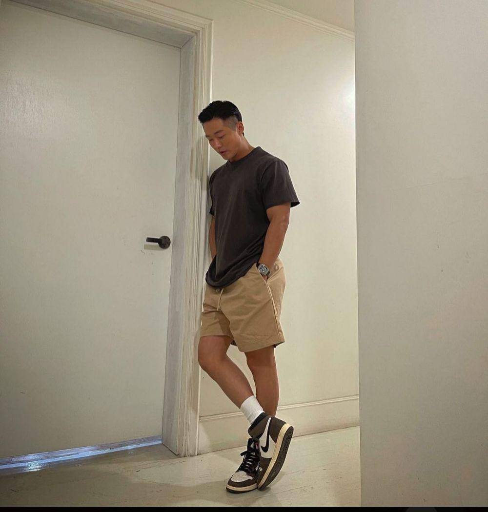 ootd sneakers Nam Goong Min (instagram.com/min_namkoong)