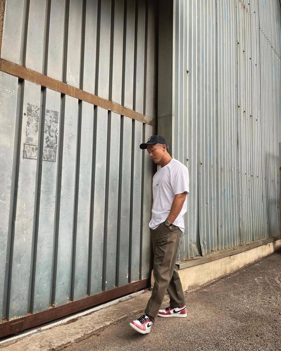ootd sneakers Nam Goong Min (instagram.com/min_namkoong)