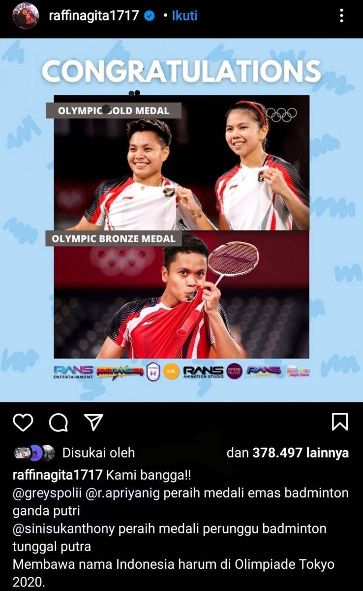 Raffi Ahmad dan Nagita Slavina (Instagram.com/raffinagita1717)