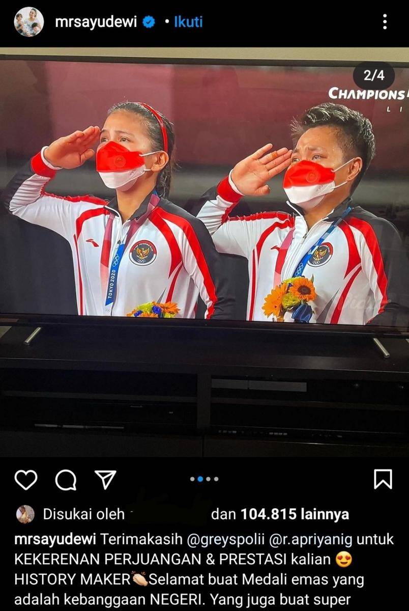 Ayu Dewi (instagram.com/mrsayudewi)