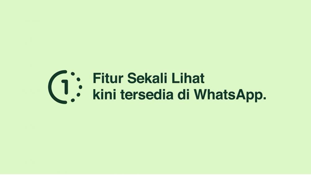Fitur 'Sekali Lihat' di WhatsApp (dok. WhatsApp)