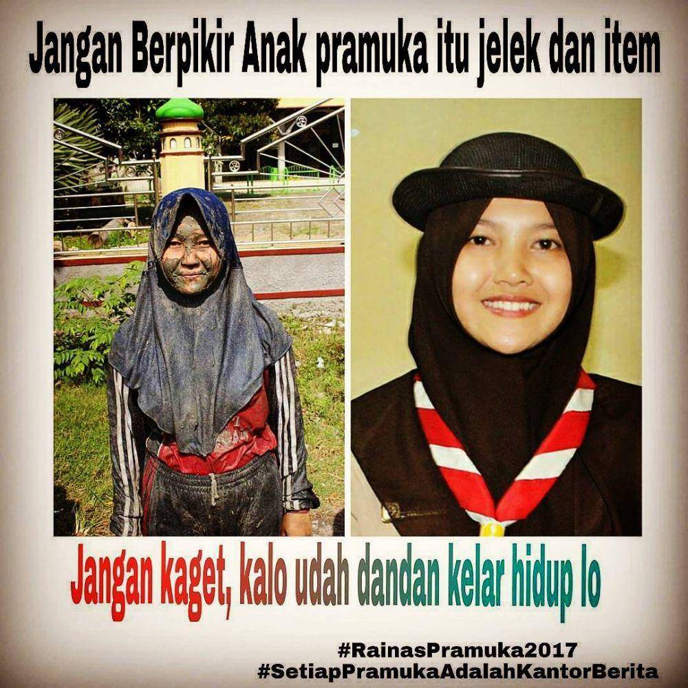 meme anak Pramuka (instagram.com/gema_sakti_smansa.ps)