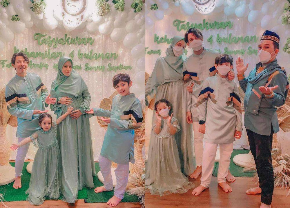 Tasyakuran 4 bulanan kehamilan Fairuz Arafiq (Instagram.com/fairuzarafiq/)