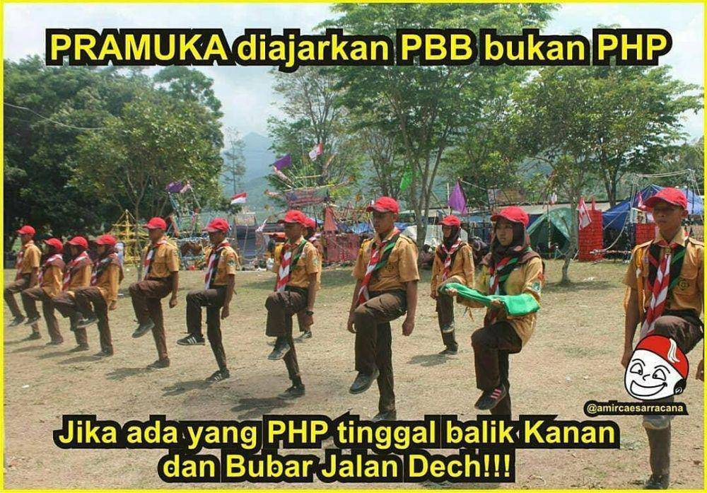 meme anak Pramuka (instagram.com/pramukapayakumbuh)