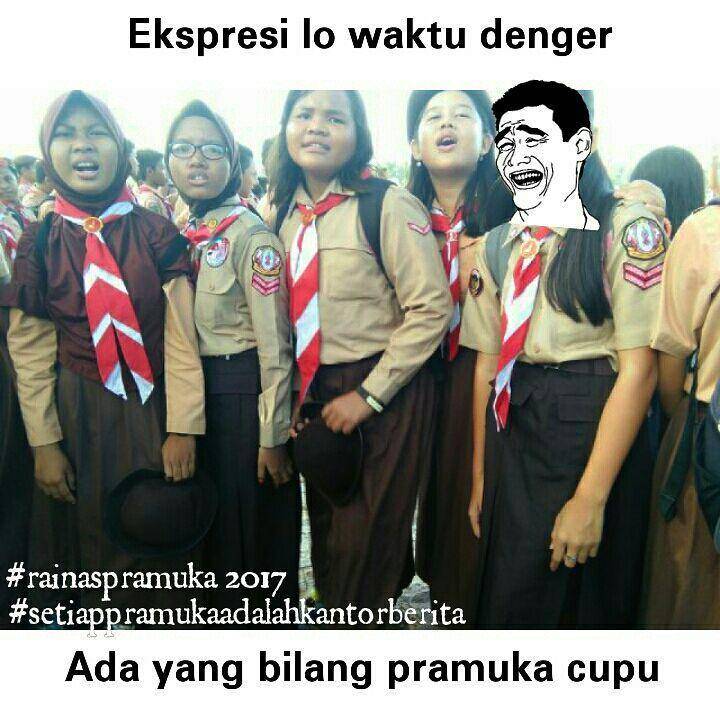 meme anak Pramuka (instagram.com/hifsilafortuna)