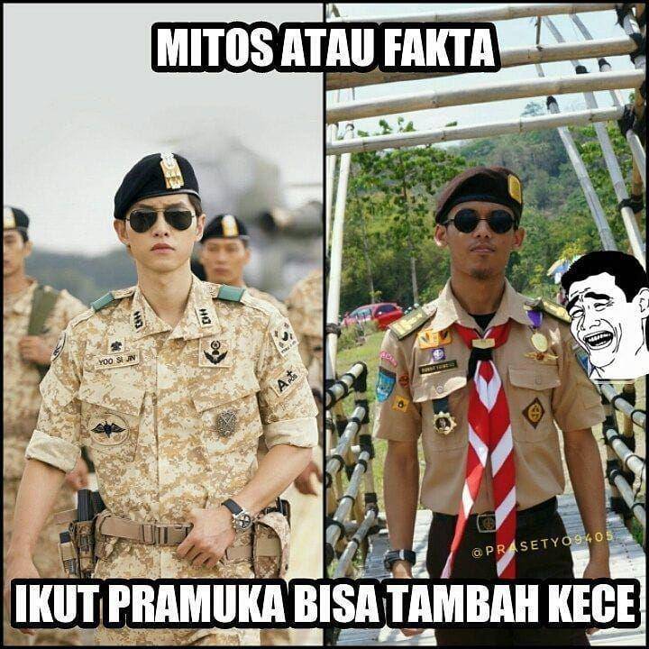 meme anak Pramuka (instagram.com/pramukagantengcantik)