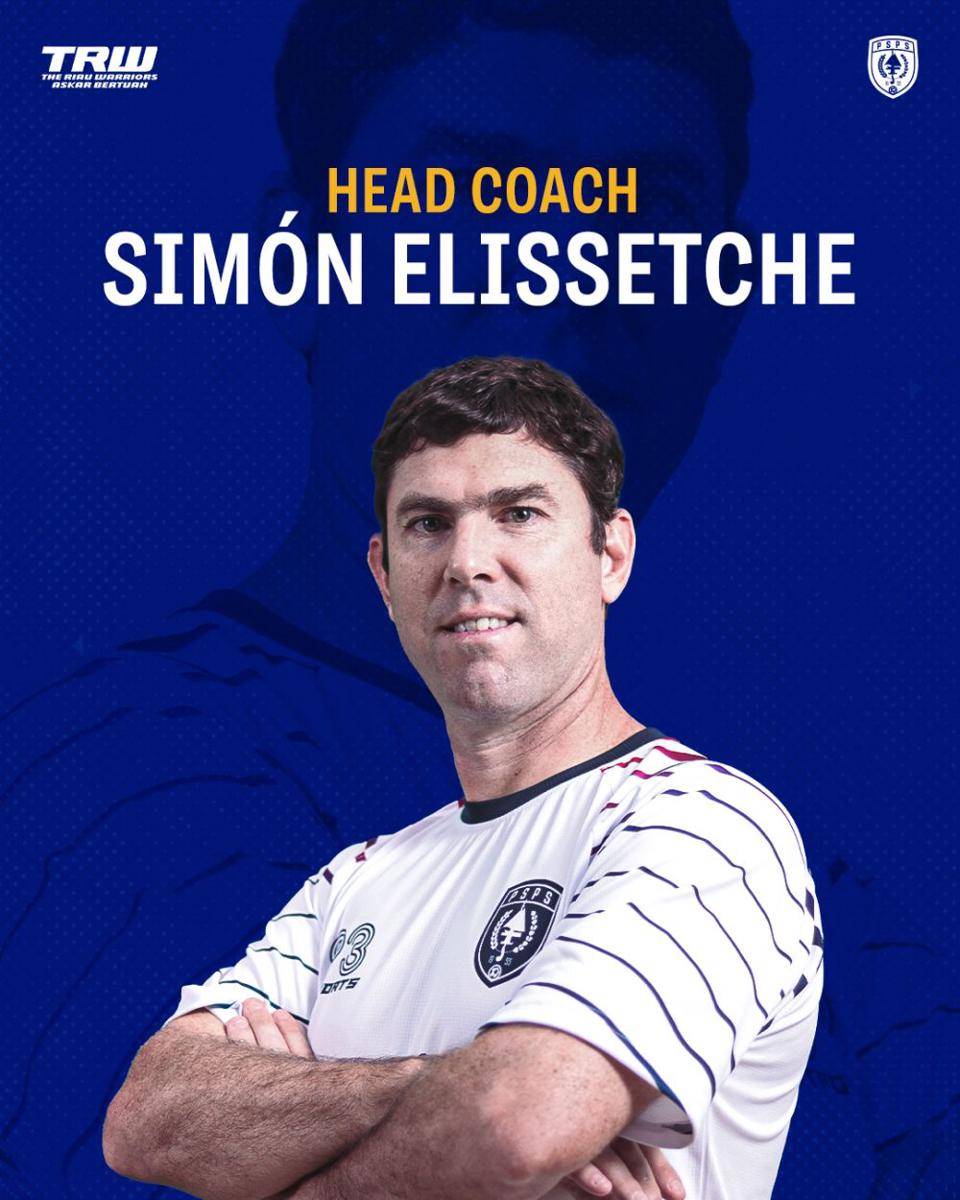 potret pelatih Simon Elissetche (twitter.com/pspsriau)