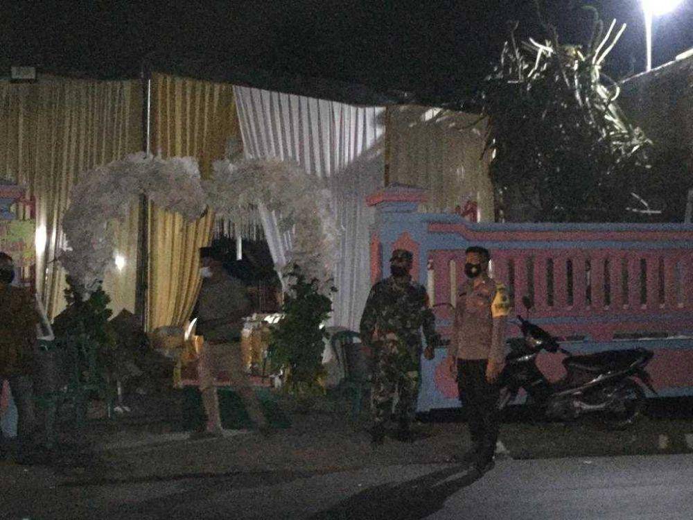 Pembubaran hajatan. IDN Times/Dok Polsek Ngoro.