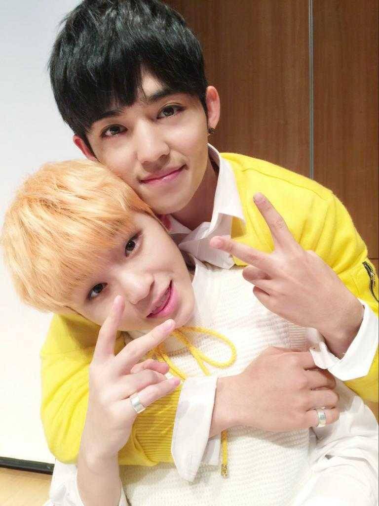 S.Coups dan Woozi SEVENTEEN (twitter.com/pledis_17)