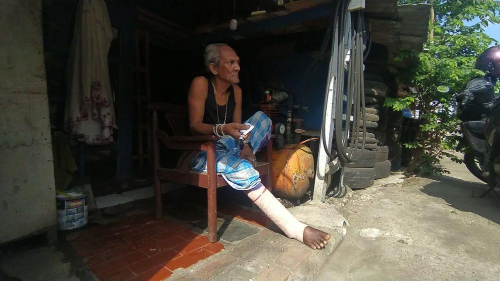 Inspiratif, Kegigihan Mulyono di Tengah Keterbatasan Langkahnya