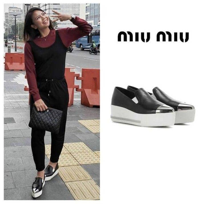 koleksi outfit Greysia Polii (instagram.com/fashionatletcipayung)