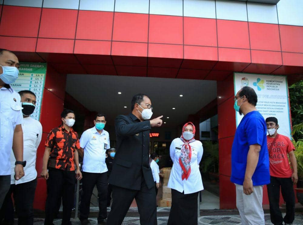 Wali Kota Danny Pomanto meninjau RSUD Daya Makassar. Dok. Humas Pemkot Makassar