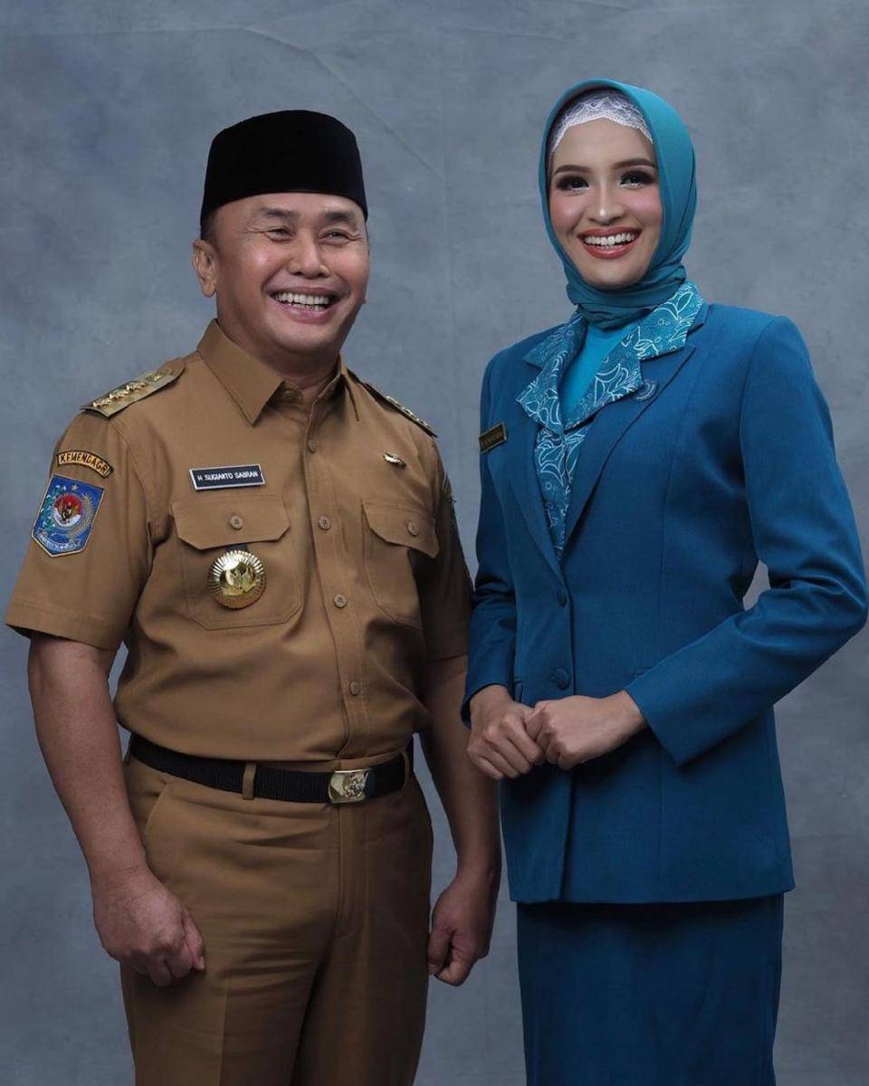Gubernur Kalteng dan istri (instagram.com/yulistraivo)