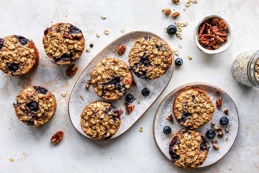 Baked blueberry and banana-nut oatmeal (eatingwell.com)