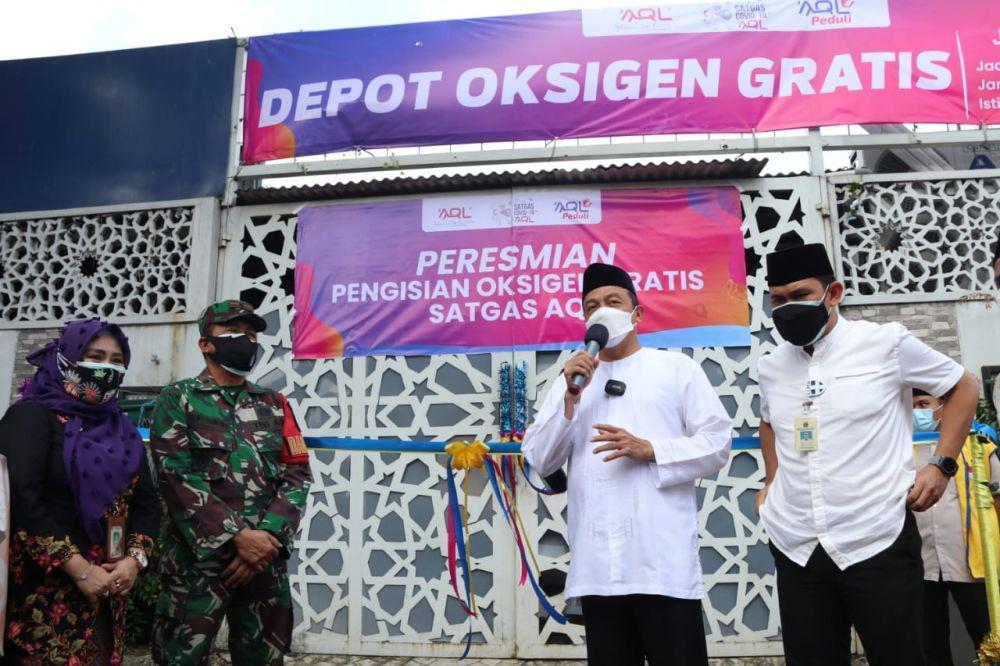 Kabar Gembira, AQL Peduli Sediakan Isi Ulang Tabung Oksigen Gratis