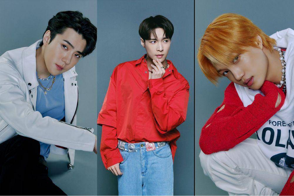 Sehun, Lay, dan Kai EXO (instagram.com/weareone.exo)